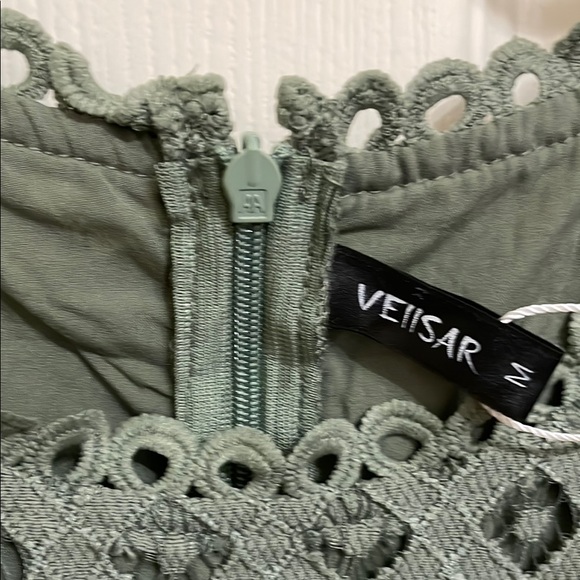 Cocktail Dress, Sleeves
Military green
Size M - Picture 14 of 14